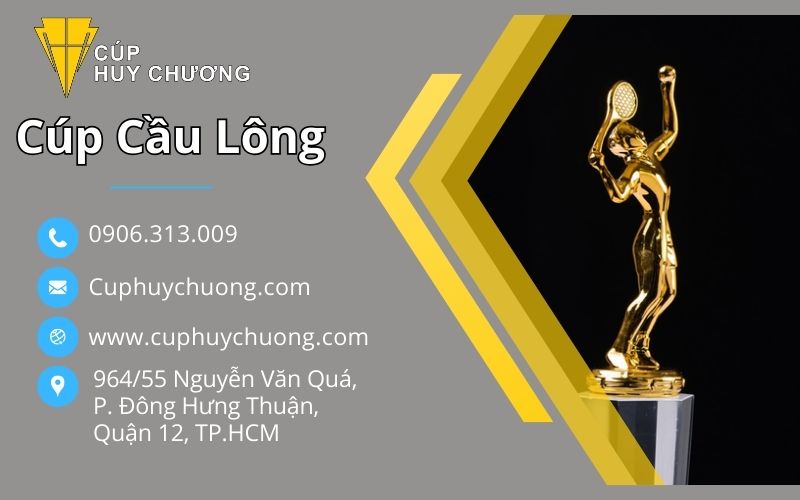 cúp cầu lông