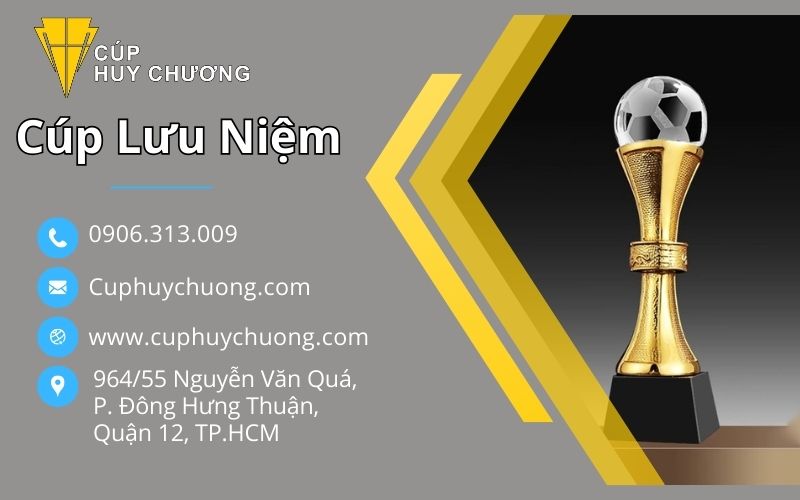 cúp lưu niệm