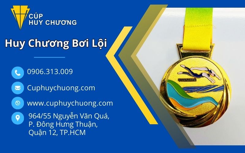 huy chương bơi lội