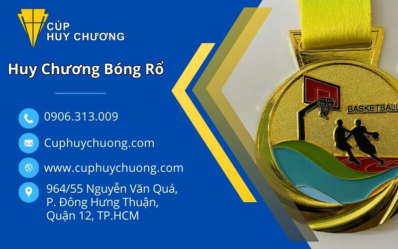 huy chương bóng rổ