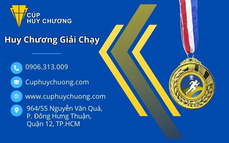 huy chương giải chạy