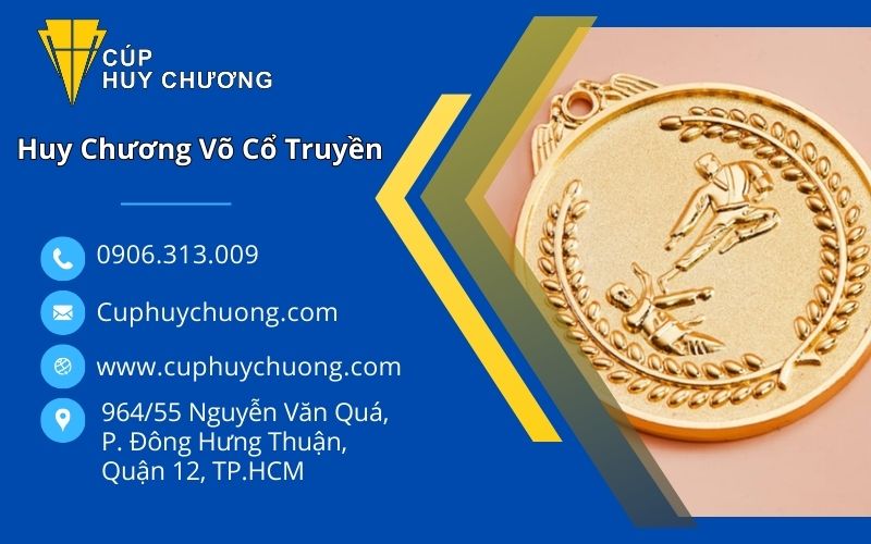 huy chương võ cổ truyền