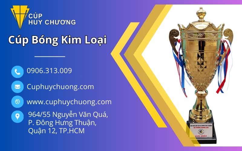 cúp kim loại