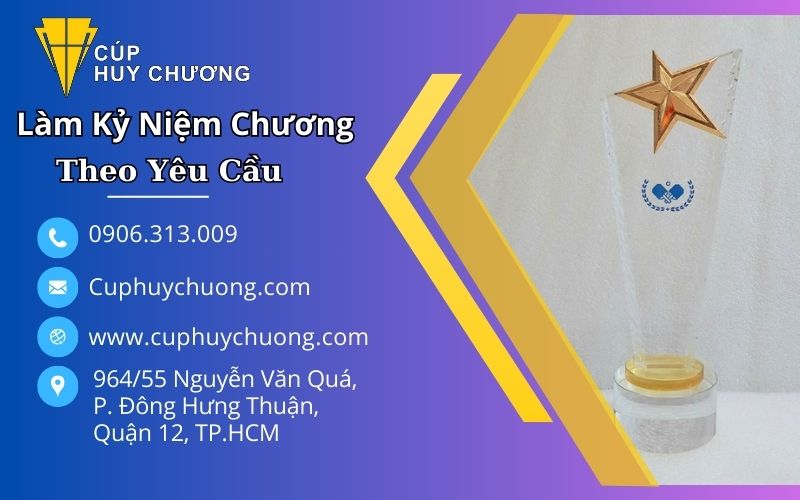 làm kỷ niệm chương theo yêu cầu