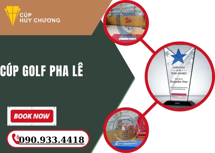 Cúp Golf Pha Lê
