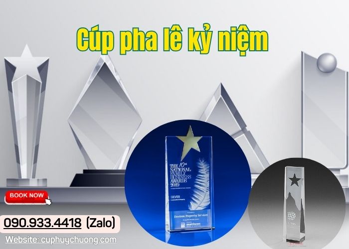 Cúp pha lê kỷ niệm