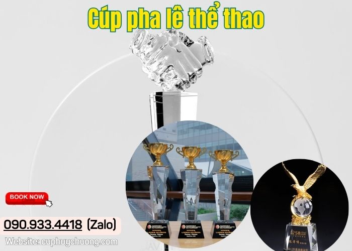 Cúp pha lê thể thao