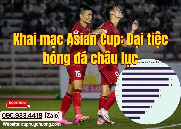 Khai mạc Asian Cup Đại tiệc bóng đá châu lục