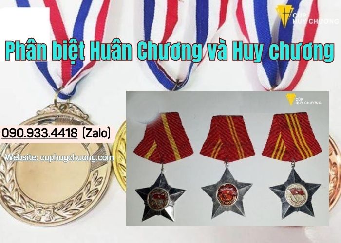 Phân biệt Huân Chương và Huy chương