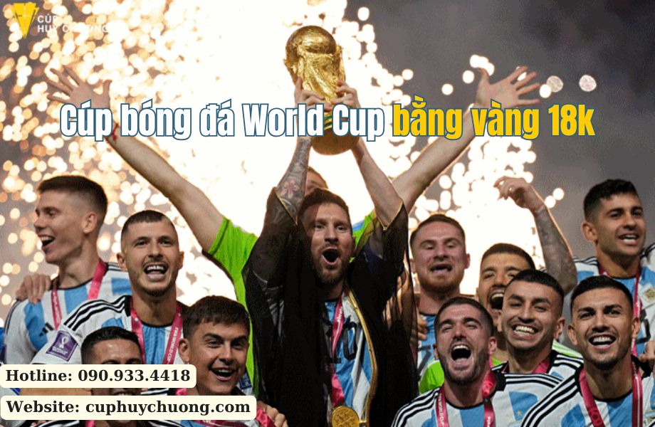 cúp bóng đá World Cup bằng vàng 18k (1)