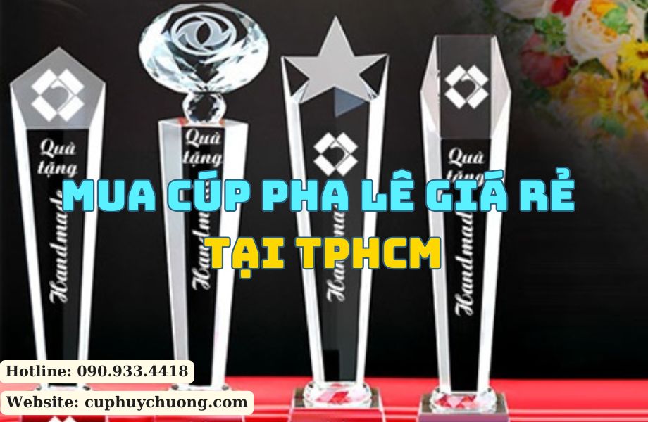 mua cúp pha lê giá rẻ tại TPHCM