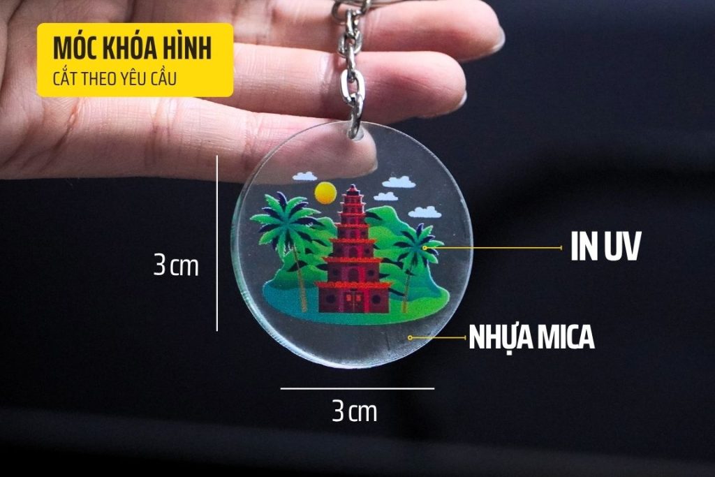 moc khoa mica qua tang in logo moc khoa viet nam