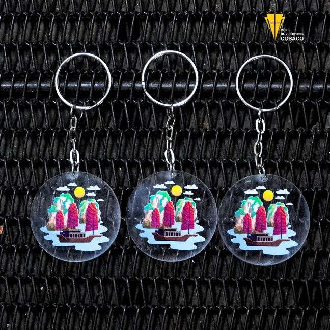 moc khoa mica qua tang in logo moc khoa viet nam