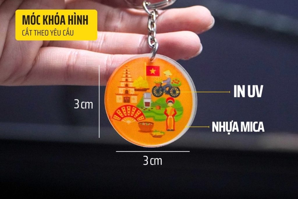 moc khoa mica qua tang in logo moc khoa viet nam