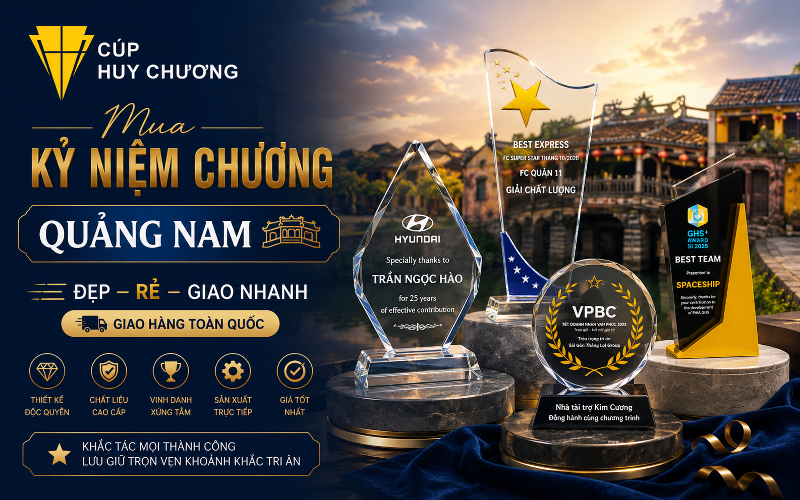 Mua kỷ niệm chương Quảng Nam