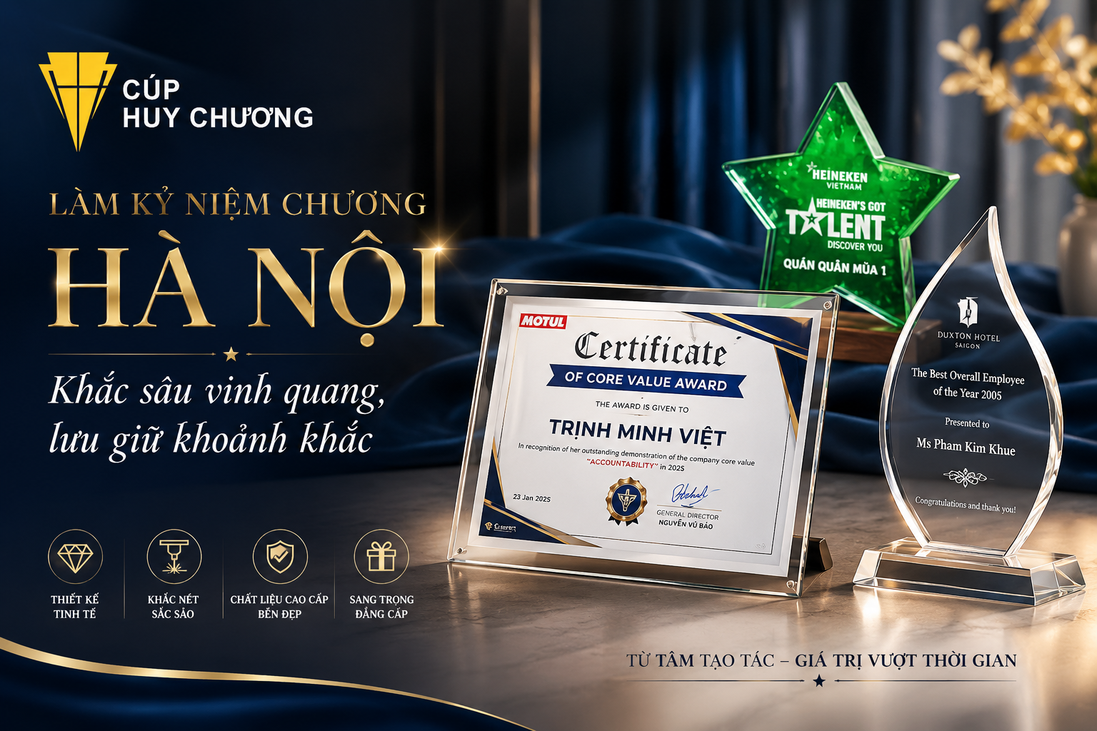 Làm kỷ niệm chương Hà Nội